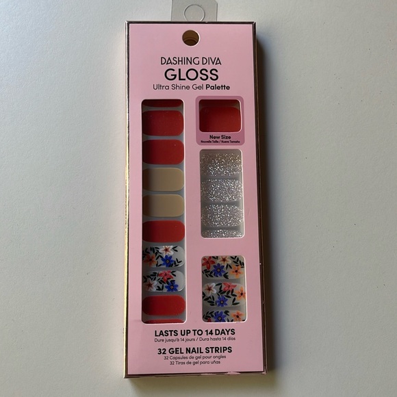 Dashing Diva Gloss Gel Nail Strip Kit in Camellia Blossom - Picture 1 of 5